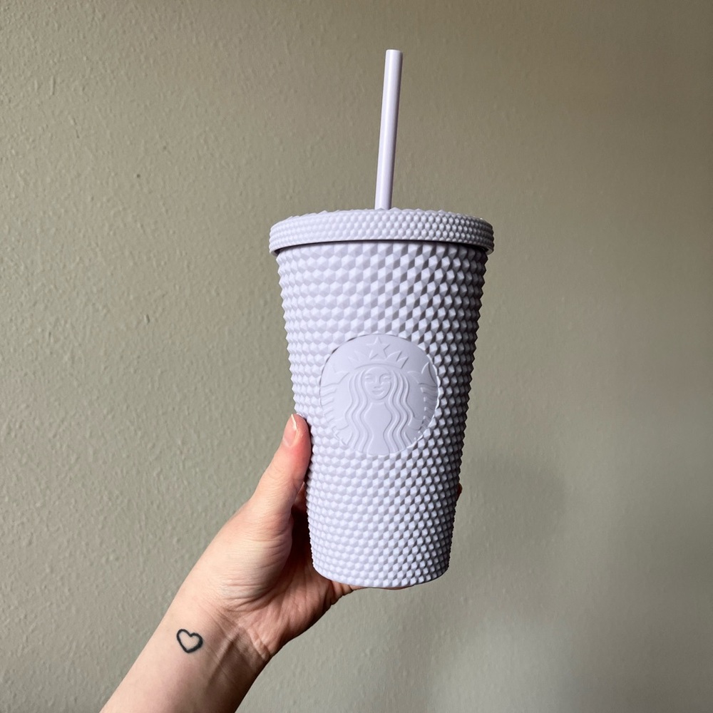 Starbucks Lavender Grande Studded Tumbler NWT RARE